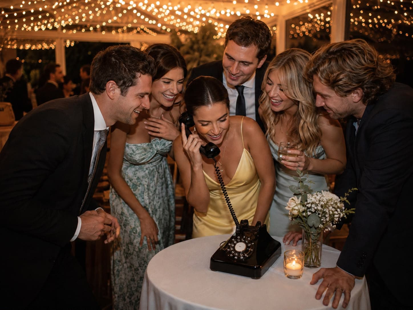 Invitati lasand un mesaj la Audio Guestbook Bloom Events